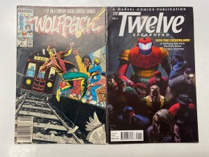 4 MARVEL comic books Squadron Supreme #1 5 Wolfpack #2 Twelve #1 61 KM11