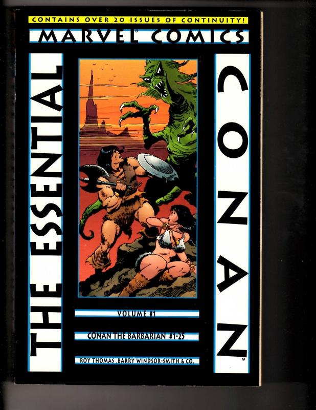 The Essential Conan Vol. # 1 Marvel Comics TPB Graphic Novel Comic Book TD4