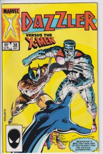 DAZZLER #38 (Jul 1985) NM- 9.2 white! X-Men! Had this copy since new!