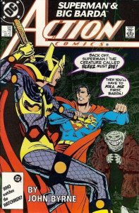 Action Comics #592 (1987) Key Issue John Byrne Art and Cover VF+