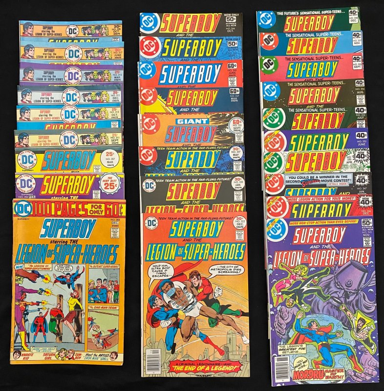 Superboy & The Legion of Superheroes - 27 book lot