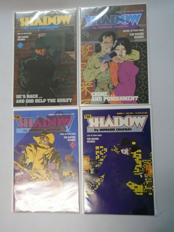 The Shadow set #1-4 6.0 FN (1986 DC Limited Series)