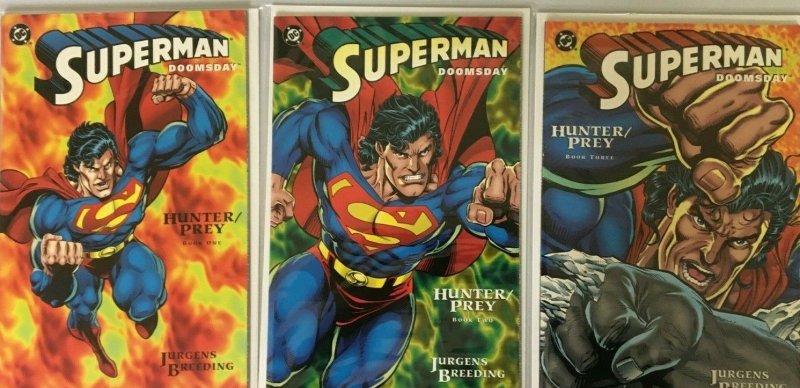 Superman Doomsday set:#1-3 8.0 VF (1994)