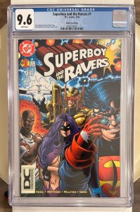 Superboy and the Ravers #1 CGC GRADED 9.6 1 of 1 DCU VARIANTS! (1996) DC Comics