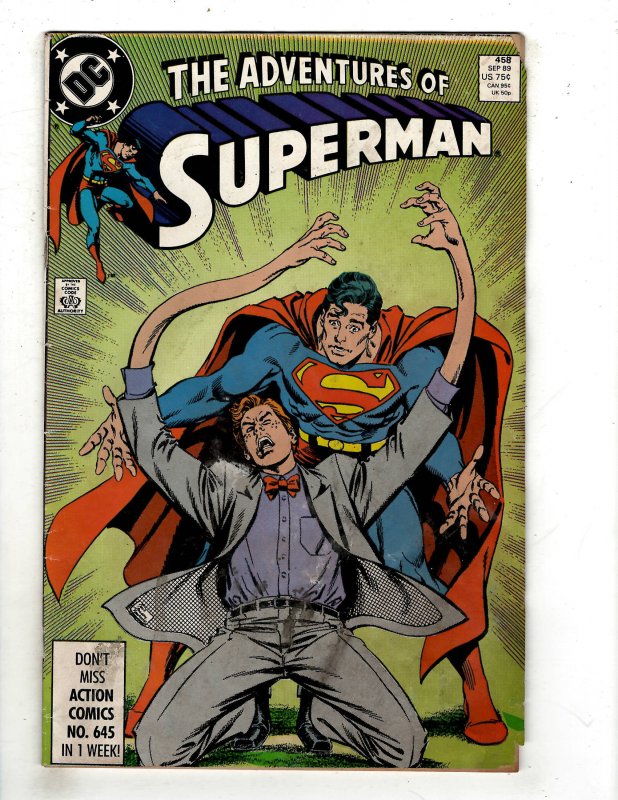 Adventures of Superman #458 (1989) YY7