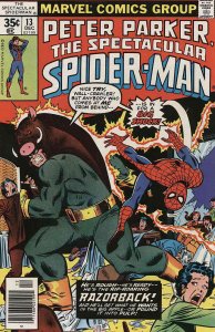 Spectacular Spider-Man, The #13 VF ; Marvel | 1st appearance Razorback