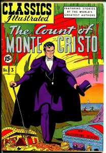 Classics Illustrated #3 HRN 87 Gilberton-Count of Monte Cristo--VF-