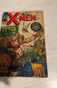 The X-Men #10 (1965)1st Kazar in X-men Low grade see description