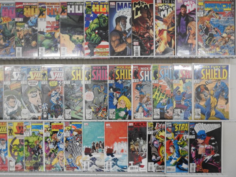 Huge Lot of 150+ Comics w/ Nightcrawler, Iron Man, Hulk Avg. VF- Condition