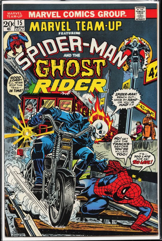 Marvel Team-Up #15 (1973) Ghost Rider [Key Issue]