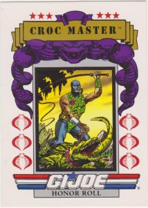 1991 Impel G.I. Joe Card #196 Croc Master