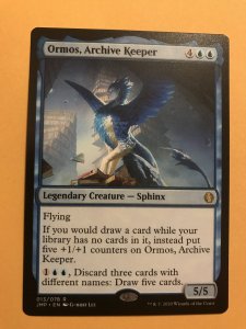 ORMOS, ARCHIVE KEEPER card : Magic the Gathering MTG card; JUMPSTART 2020 NM/M