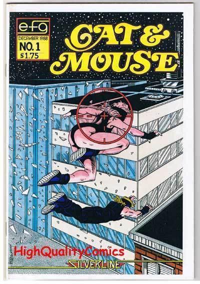 CAT & MOUSE #1 Promo, VF/NM, Mitch Byrd, Indy, 1989 