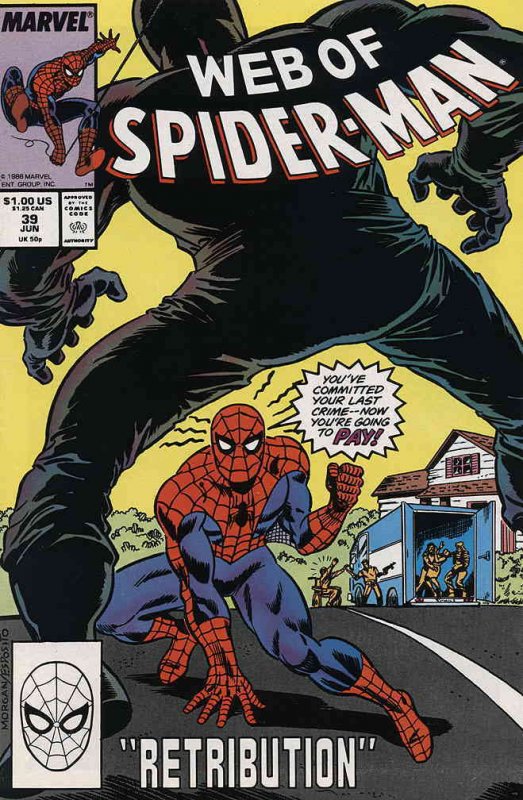 Web of Spider-Man #39 (Jun 1988, Marvel)