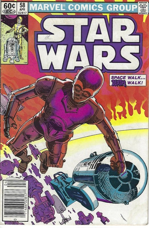 comics comic book star wars #58