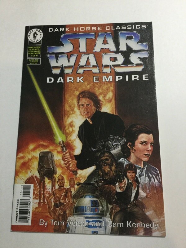 Star Wars Dark Empire 1 Nm- Near Mint- Dark Horse Classics