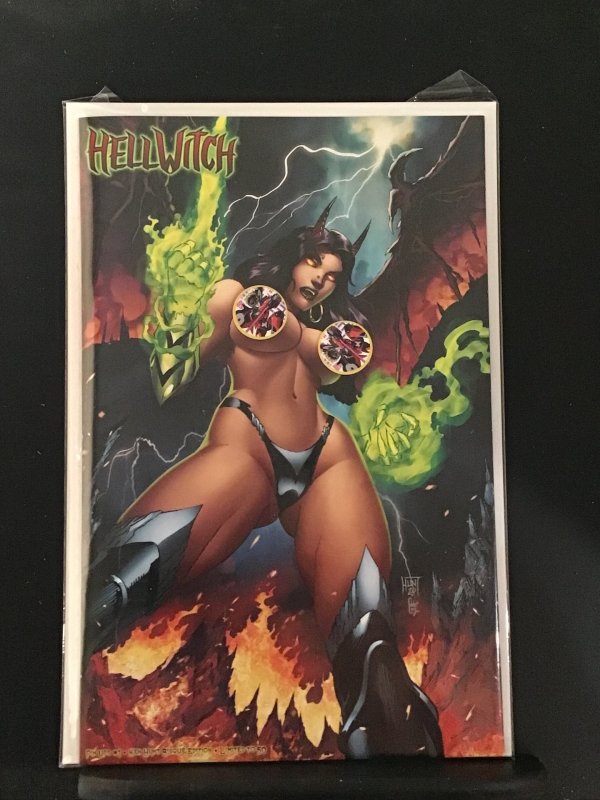 Hellwitch Pin Ups #1 Ken Hunt Risqué Edition Limited to 50 !