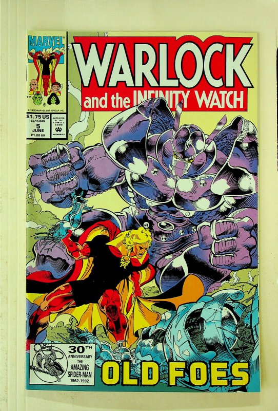 Warlock and the Infinity Watch #5 (Jun 1992, Marvel) - Near Mint