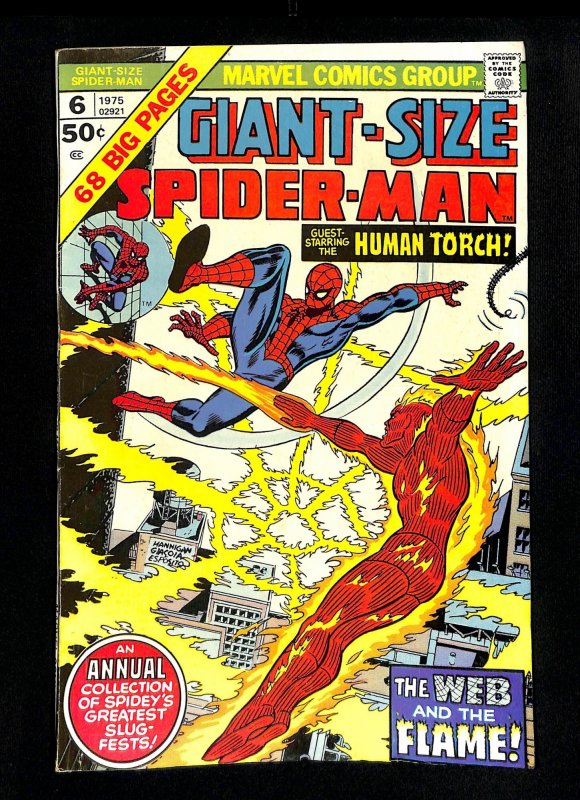 Giant-Size Spider-Man #6 Human Torch!