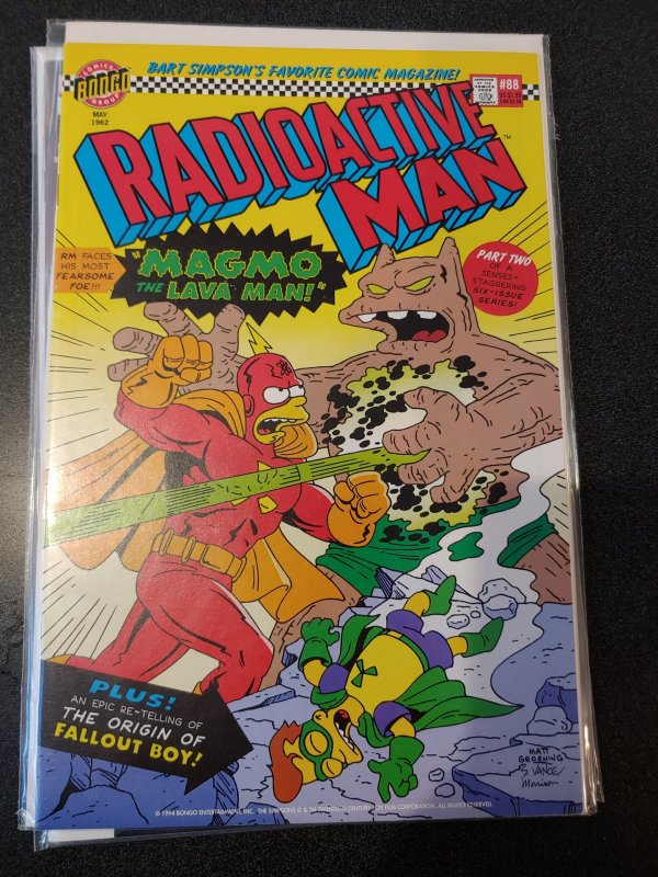 Radioactive Man #88 in Near Mint + condition. Bongo comics