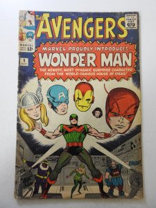 The Avengers #9 (1964) GD+ Condition moisture stain, 1/2 in spine split