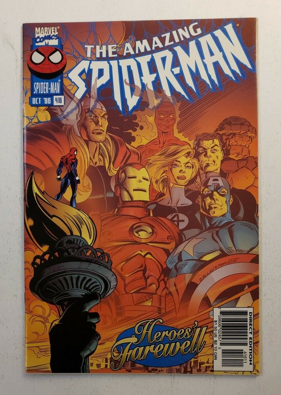 AMAZING SPIDER-MAN #416 WITH TRADING CARDS MARVEL 1996 NM CONDITION