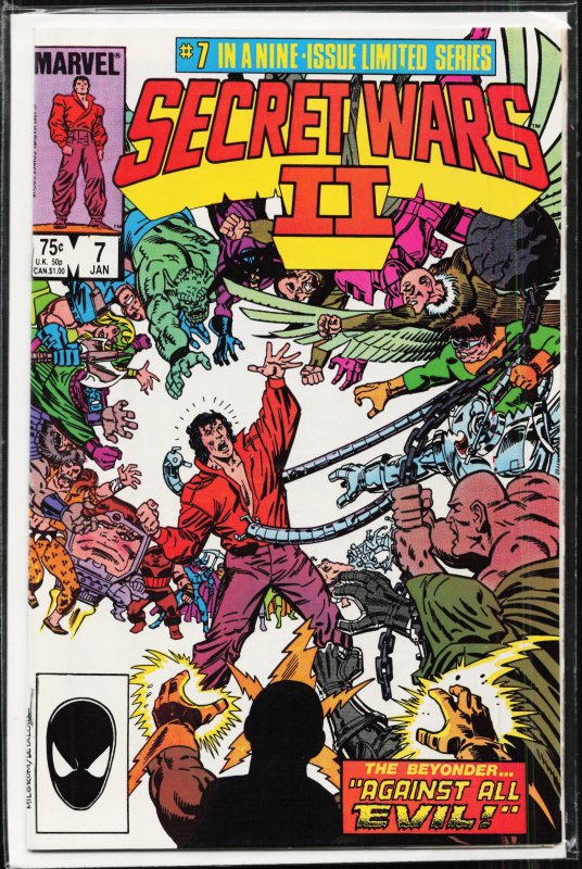 Secret Wars II #7 (1986) Spider-Man