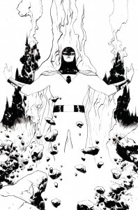 SPACE GHOST #1 CVR Q 40 COPY INCV LEE LINE ART VIRGIN (PRESALE 5/01/24)