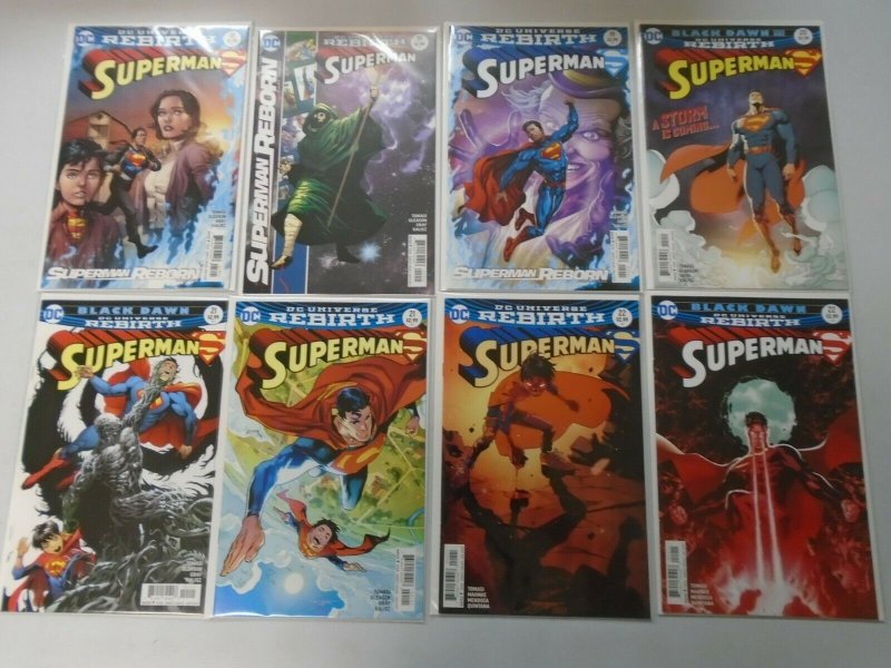Superman lot 45 different from #4-35 with variants 8.0 VF (2016-18 4th Series)