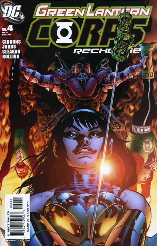 Green Lantern Corps: Recharge #4 VF/NM; DC | save on shipping - details inside