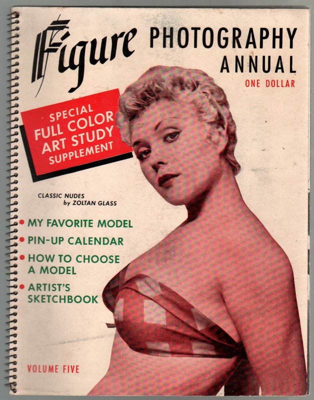 Figure Photography Annual #5 1950's-cheesecake pix-Zolton Glass-pin-ups-VG+