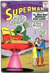 SUPERMAN #136 1960-DC COMICS-LOIS LANE MARRIED!!! VG-