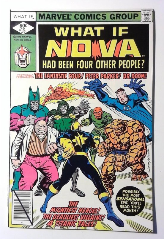 What If  15  NOVA had been four other People? NM 9.0  Marvel Comics Comic book