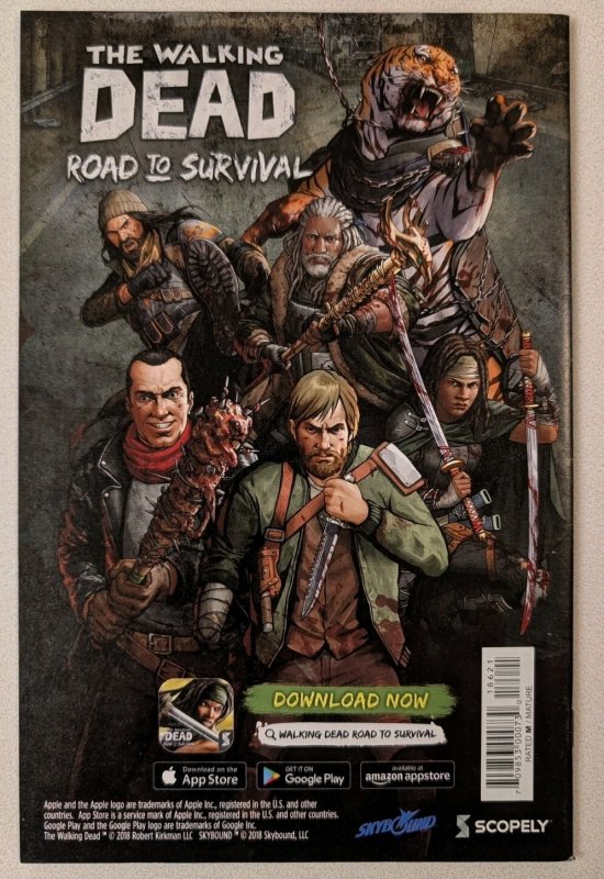 WALKING DEAD #186 NM BILL SIENKIEWICZ SIGNED VARIANT WITH COA
