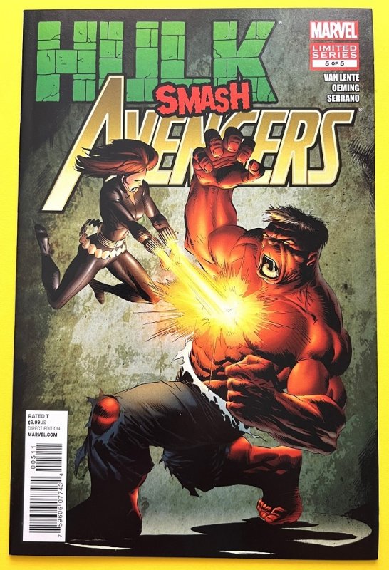 Hulk Smash Avengers 1 2 3 4 5 COMPLETE SET (2012)