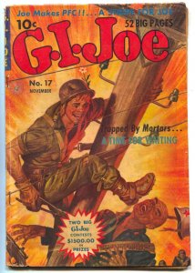 G.I. Joe #17 1952- Norman Saunders cover- Golden Age comics VG