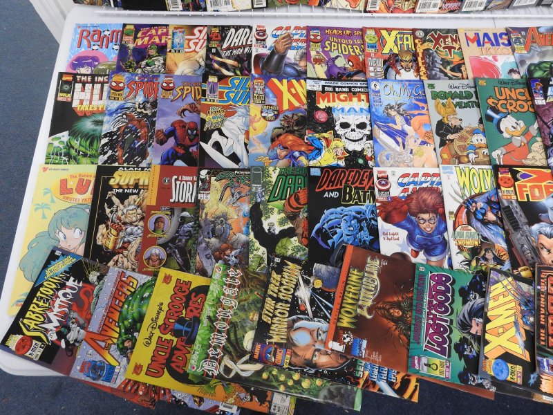 Huge Lot 180+ Comics W/ X-Men, Spider-Man, Daredevil, +More! Avg FN Condition!