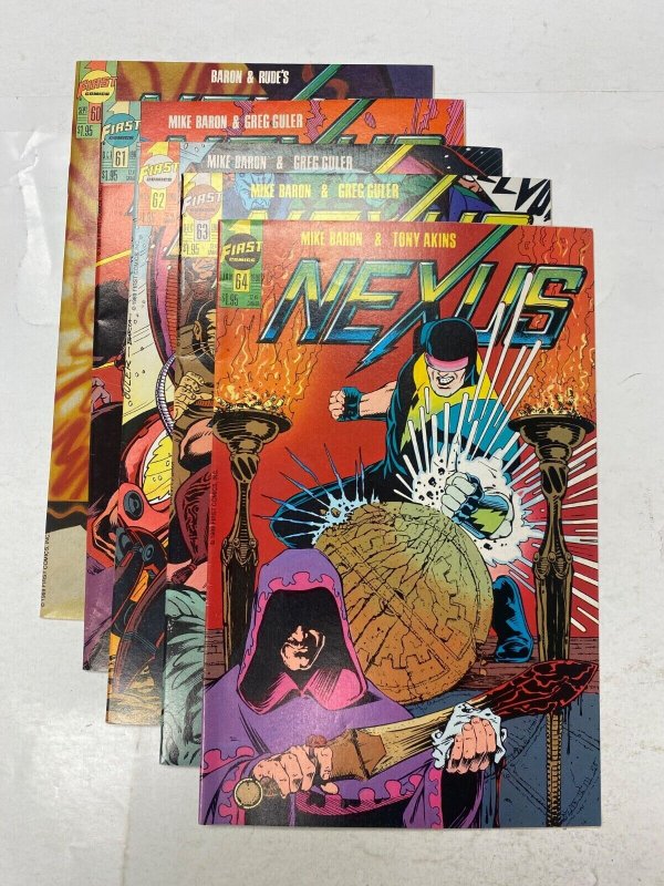 5 Nexus FIRST comic books #60 61 62 63 64 16 KM38