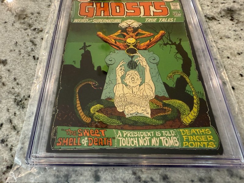Ghosts # 7 CGC Graded 6.0 DC Comic Book 1972 Horror Monster JH21