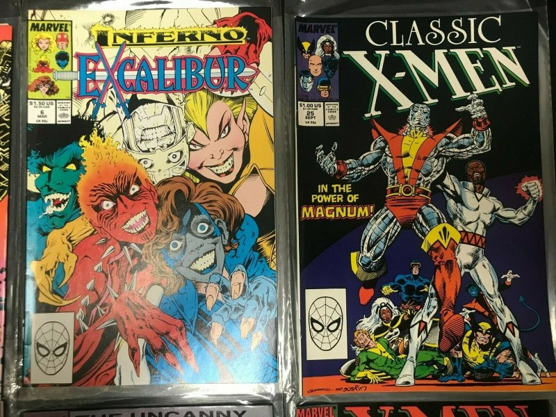 X-MEN 8PC LOT (FN) ASSORTED SERIES!! 1989-91