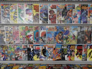 Huge Lot 160+ W/Spider-Man,  Teen Titans, Superman+ Avg VF- Condition!