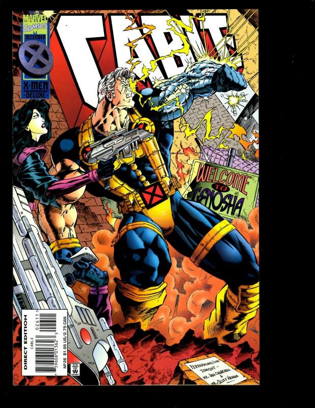 12 Cable Marvel Comics # 24 25 26 27 28 29 30 31 32 33 34 35 Wolverine X-Men GK6