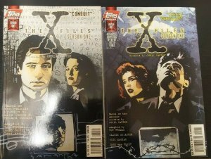 2PC X FILES LOT (8.0) 2 GRAPHIC NOVELS!! 1907