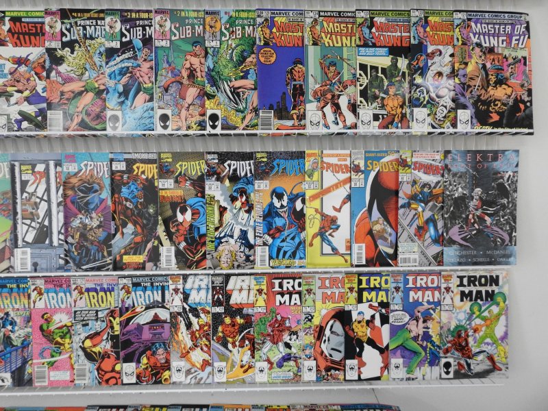 Huge Lot 210+ Comics W/ Thor, Iron Man, Spider-Man, +More! Avg FN/VF Condition!