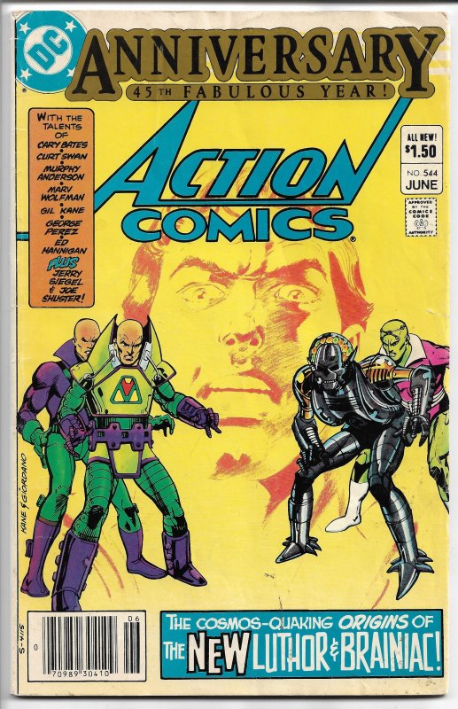 Action Comics 544 - Bronze Age - June 1983 (FN-)
