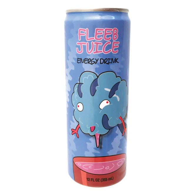 RICK & MORTY FLEEB JUICE ENERGY DRINK 12 Pack 12 ounce cans