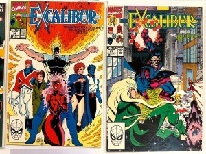 3 Excalibur Marvel Comic Books # 25 26 27 Avengers Captain America Thor 76 EJ10