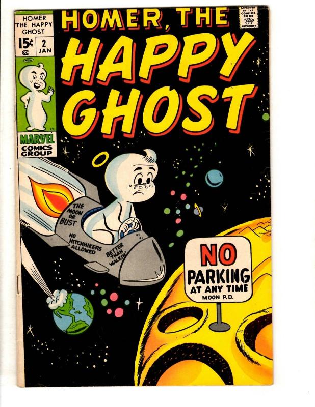 Homer The Happy Ghost # 2 VF Marvel Comic Bok Casper Nightmare Like JL11