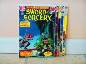 Sword of Sorcery #1-5 (1973)   1  6.0    2  6.0    3  7.0    4  6.0    5  4.0