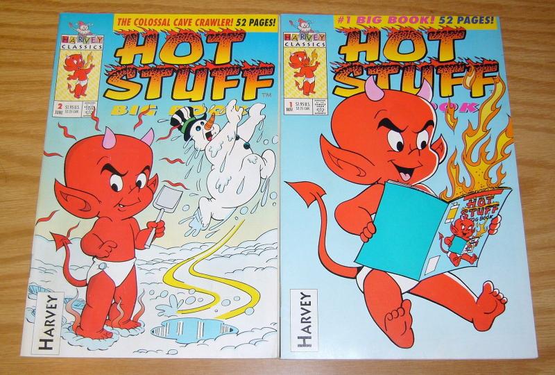 Hot Stuff Big Book #1-2 VF complete series - harvey comics - all ages fun comics